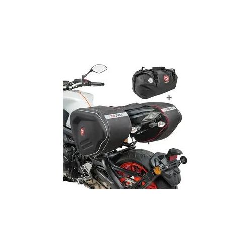 Set Satteltaschen + Hecktasche passend für Ducati 1198 / 1098 Bagtecs RF1-X60