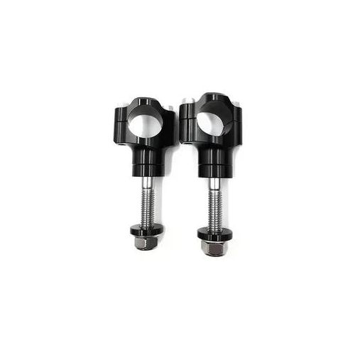 Lenkererhöhung 28mm passend für Suzuki RMX 450 Z Riser 15mm Tourtecs MC1 schwarz