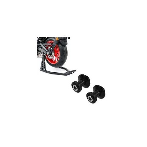 Set: Montageständer Hinterrad Superlight Racing schwarz + Prismabuchsen-Racingadapter Motea Silverstone M8 schwarz