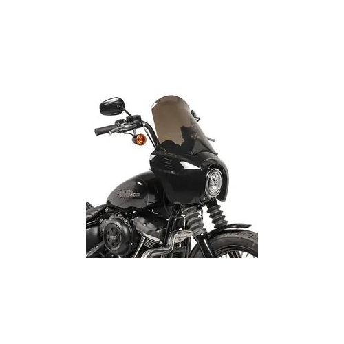 Lampenmaske MG5 passend für Harley Davidson Softail Street Bob 18-24 Lampen Verkleidung rauchgrau Craftride DPLB2