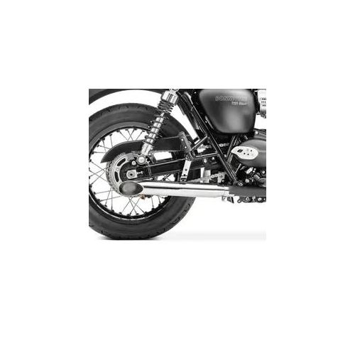 Craftride Endschalldämpfer Universal Caferacer Turn Out chrom DPL15