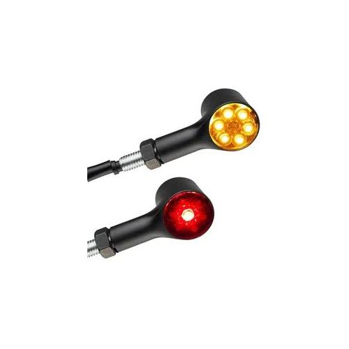 3 in 1 LED Blinker mit Brems- und Rücklicht ECE passend für Yamaha XV 1100 Virago / 750 Virago Lumitecs BP1