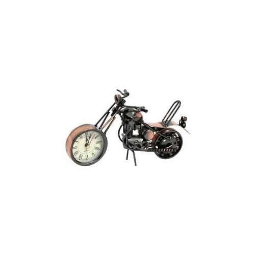 Motorrad Standuhr Craftride MU4 Vintage Uhr zum hinstellen kupfer