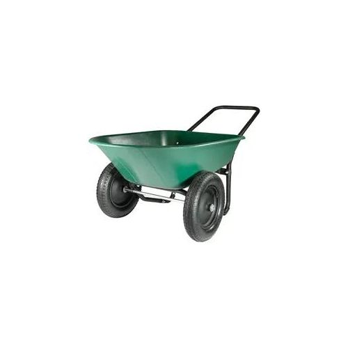 Garten Schubkarre Divit GS3 Doppelrad Schubkarre