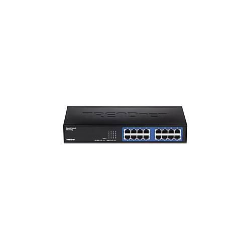TRENDnet TEG S16Dg - Switch - 16 Anschlüsse