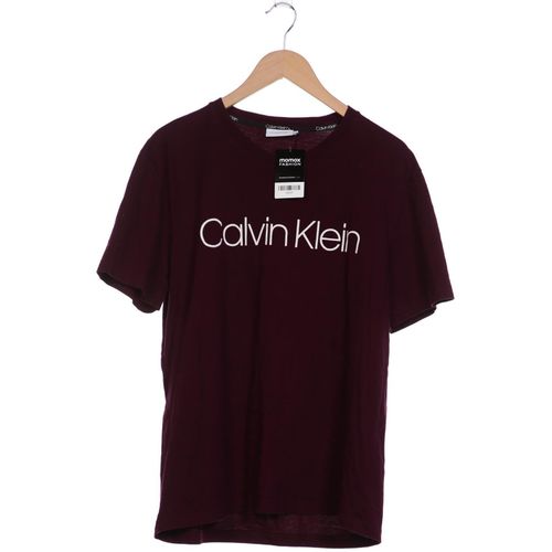 Calvin Klein Herren T-Shirt, bordeaux, Gr. 56