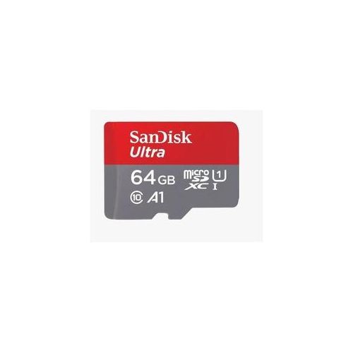 SanDisk Ultra microSDXC 64GB Mobile + SD Adapter 140MB/s A1 Class 10 UHS-I - Hochleistungs-Speicherkarte