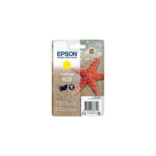 Epson Druckerpatrone C13T03U44010 Seestern gelb - Original Tinte, 2,4 ml, 130 Seiten1