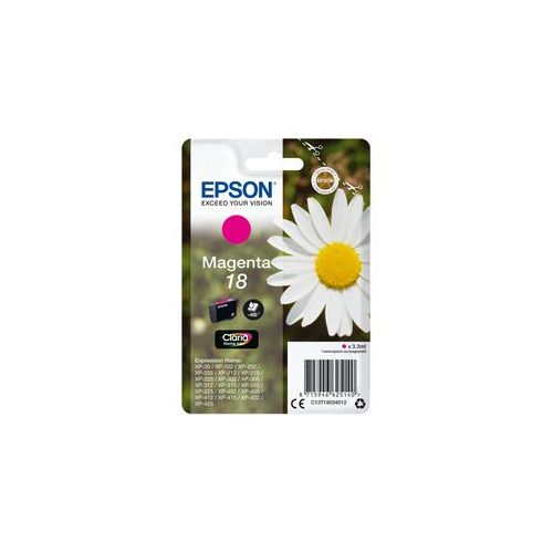 Epson Druckerpatrone C13T18034012 Gänseblume magenta - Original Tintenpatrone mit brillanten Farbdrucken