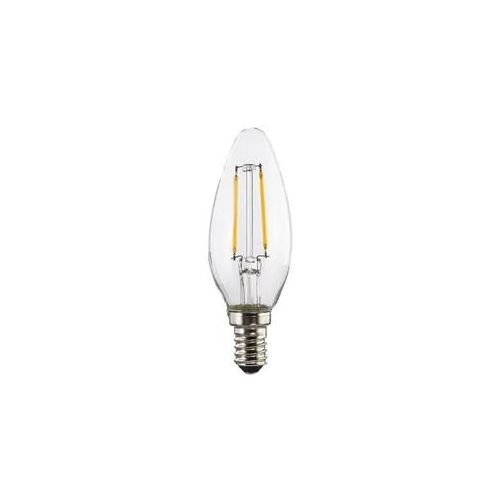 Xavax LED Filament E14 250lm ersetzt 25W Kerzenlampe Warmweiß Klar