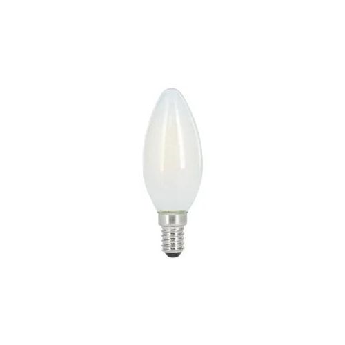 XAVAX LED-Filament Kerzenlampe E14 470lm ersetzt 40W Tageslicht Matt