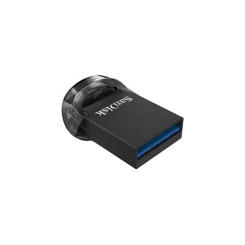 SanDisk Ultra Fit USB 3.1 32GB Schwarz (173486) USB-Stick - Schnelle Übertragung, 130MB/s Lesegeschwindigkeit