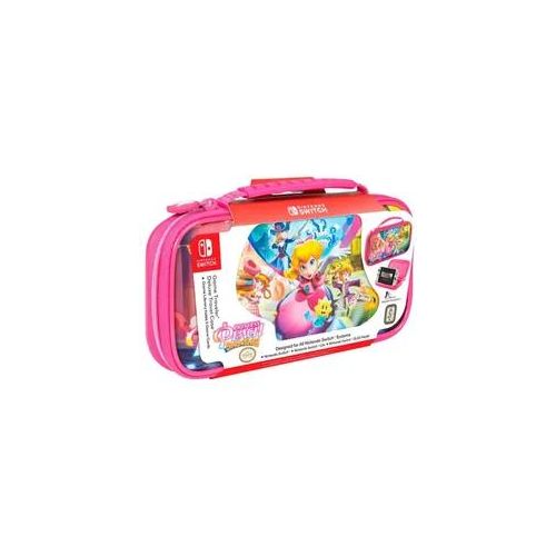 BIGBEN Travel Case Princess Peach Showtime PPST100 - Hartschalentasche für Nintendo Switch, Switch Lite - 2 Micro-SD-Karten-Slots