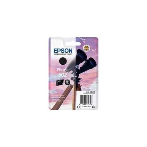 Epson Druckerpatrone C13T02V14010 Fernglas schwarz - Original Tintenpatrone, 4,6 ml, 210 Seiten - Hohe Qualität & Zuverlässigkeit