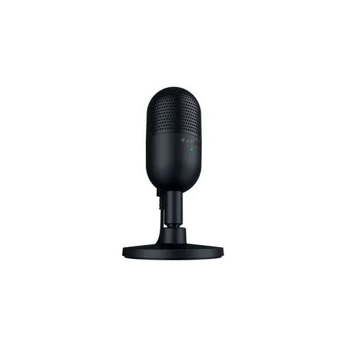 RAZER Seiren V3 Mini Schwarz Tischmikrofon - 14-mm-Kondensator, Superniere, Tap-to-Mute-Sensor - USB Type A auf Type C