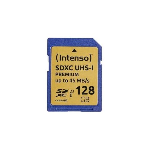 Intenso SDXC Card UHS-I Premium 128 GB - Class 10, Bis 90 MB/s - Zuverlässige Speicherlösung