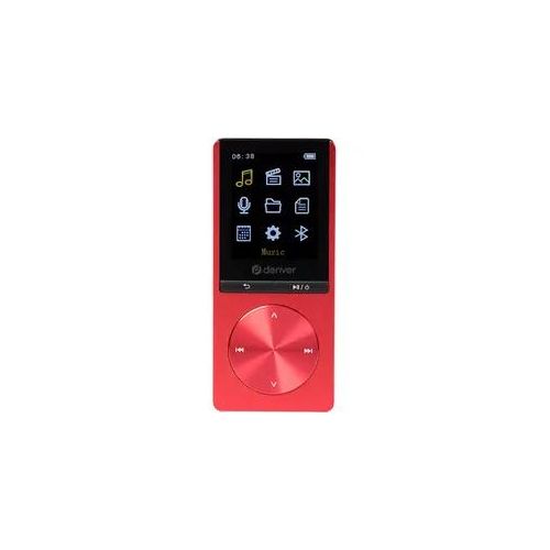 DENVER MP4-Player MP-1820R 4GB rot - TFT-LCD-Display, Bluetooth, 4GB Speicher