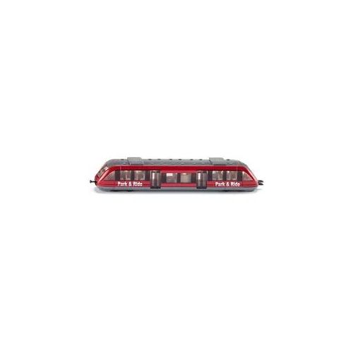 Modellauto Nahverkehrszug 1646 von SIKU - Metallmodell mit Kupplungen - 78 x 197 x 30 mm