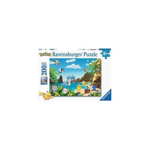 Ravensburger Puzzle 12840 Schnapp sie dir alle! - 200-teiliges Pokémon Motiv Entertainment für Kinder