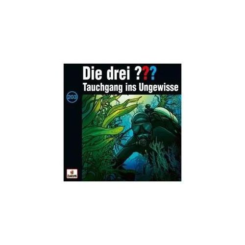 Die drei ??? CD 203: Tauchgang ins Ungewisse - Kinder Hörspiel - Spannendes Abenteuer