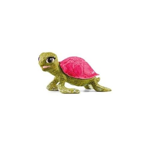 Schleich Kristall Schildkröte Spielfigur | Glitzernde Abenteuer für Kinder