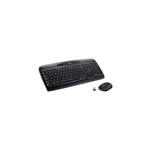 Logitech MK330 Deskset: Maus-Tastatur-Set mit 11 Sondertasten und leisem Anschlag