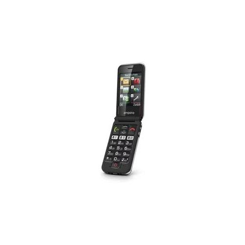 Emporia V228 JOY Schwarz Handy - 2,8 Zoll Display, 2 MP Kamera, IP54-zertifiziert