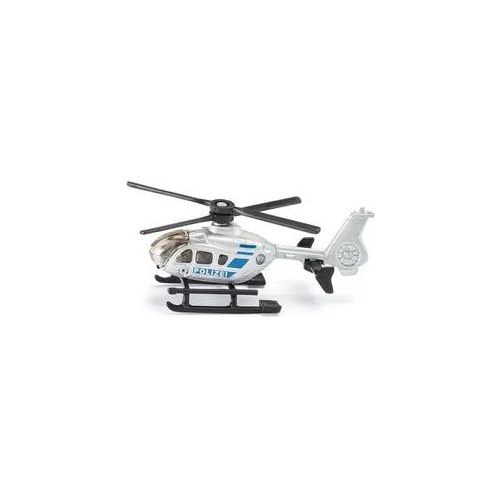 SIKU Polizei-Hubschrauber 0807 - Detailgetreues Modellauto auf Blisterkarte