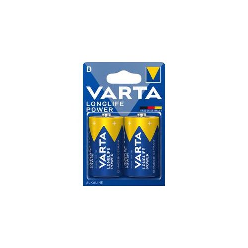 VARTA LONGLIFE Power D Batterie - Zuverlässige Alkali-Mangan-Technologie