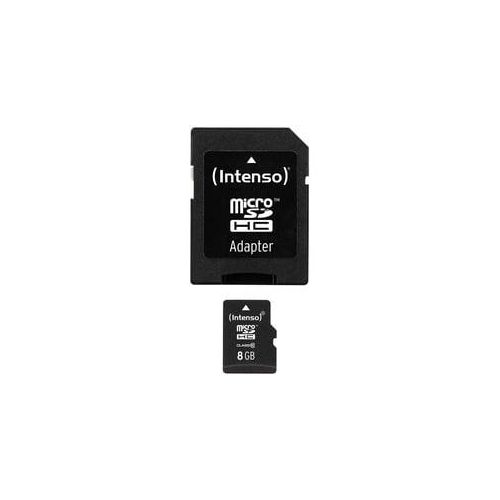 Intenso Micro SDHC Card 8 GB class 10 - Schnelle & sichere Speicherlösung