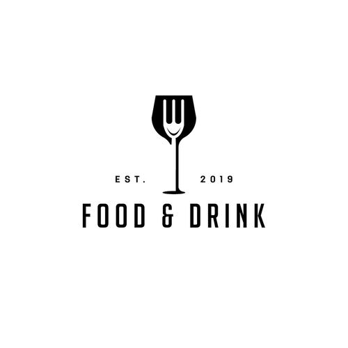 queence Wanddekoobjekt »FOOD & DRINK«, Stahlschild, Blechschild, Spruch, Witzig, Wanddeko, retro, 20x30cm