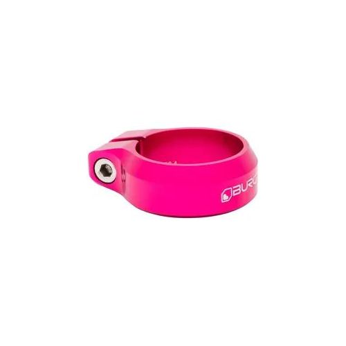 Burgtec Seat Clamp Toxic Barbie Pink 36.4mm Diameter 36.4mm Diameter