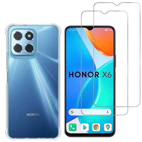 Hülle Huawei Honor X6 und 2 schutzfolien - TPU - Transparent