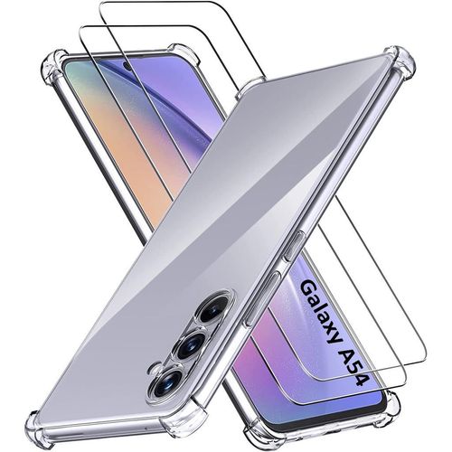 Hülle Galaxy A54 5G und 2 schutzfolien - TPU - Transparent