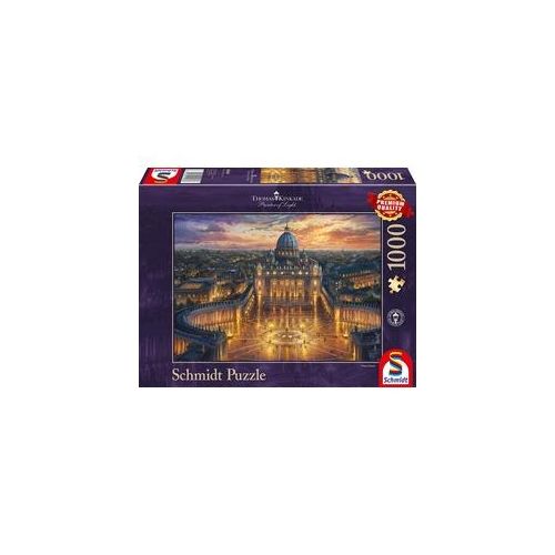 Schmidt Spiele Puzzle 59628 - Thomas Kinkade: Vatikan [1.000 Teile] (Neu differenzbesteuert)