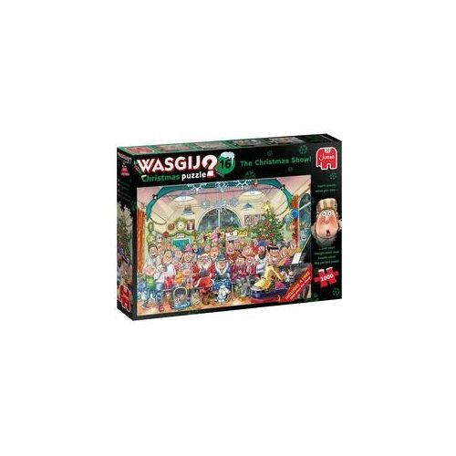 Jumbo Puzzle 19183 - Wasgij Christmas 16: The Christmas Show [1.000 Teile] (Neu differenzbesteuert)