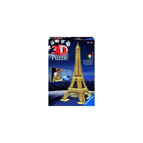 Ravensburger 125791 - Eiffelturm bei Nacht 3D-Puzzle (216 Teile) (Neu differenzbesteuert)