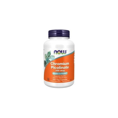 Now Foods Chrom-Picolinat 200 mcg Kapsel (250 veg.Kapseln)