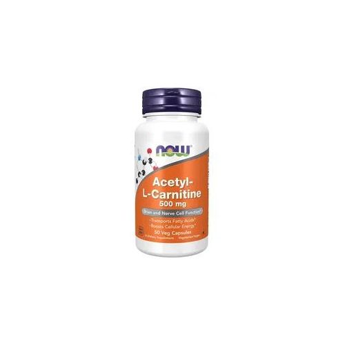 Now Foods Acetyl-L-Carnitine 500 mg (50 veg.Kapseln)