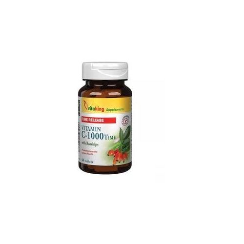 Vitaking Vitamin C-1000 Time Release with Rosehips (60 Tabletten)