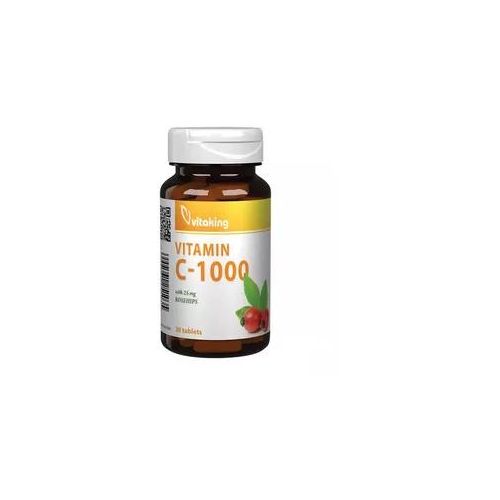 Vitaking Vitamin C 1000 mg with Rosehip (30 Tabletten)