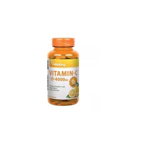 Vitaking Vitamin C-1000 + D-4000 (90 Tabletten)