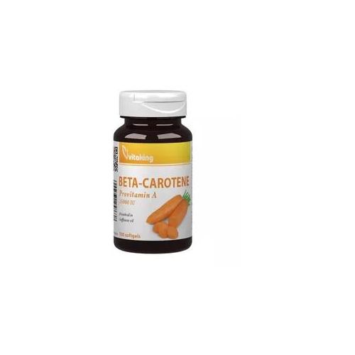 Vitaking Beta-Carotine Provitamin-A - 25,000 IU (100 Weichkapseln)