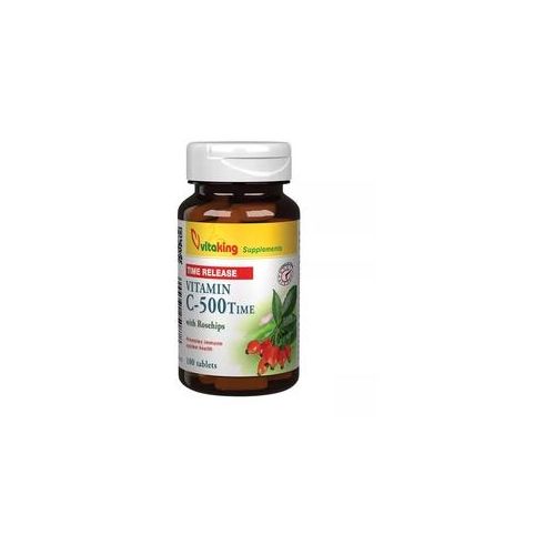 Vitaking Vitamin C-500 Time Release with Rosehips (100 Tabletten)