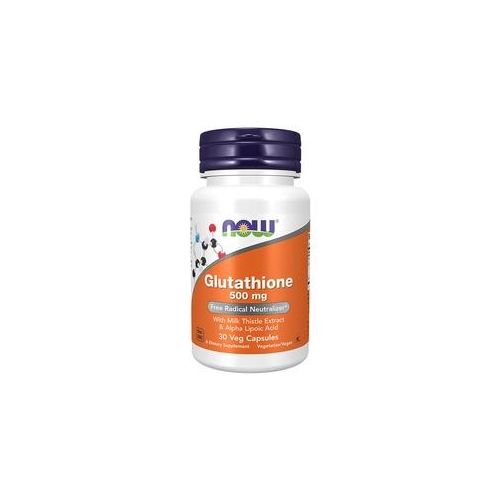 Now Foods Glutathione 500 mg - Glutathion Kapsel (30 veg.Kapseln)