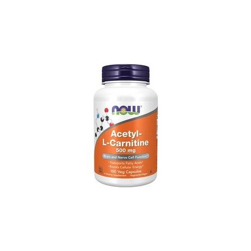 Now Foods Acetyl-L-Carnitin 500 mg pflanzliche Kapsel (100 veg.Kapseln)