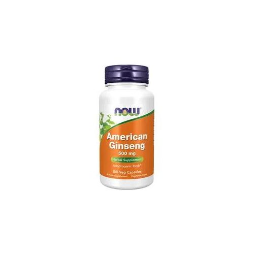 Now Foods Amerikanischer Ginseng 500 mg Kapsel - American Ginseng (100 veg.Kapseln)