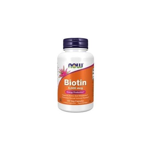 Now Foods Biotin 5000 mcg Kapsel (120 veg.Kapseln)