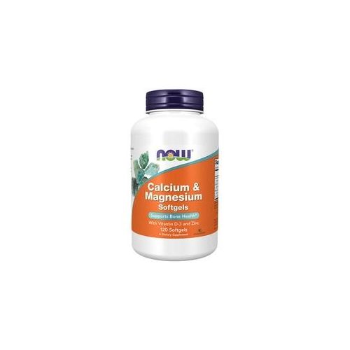 Now Foods Calcium & Magnesium (120 Weichkapseln)