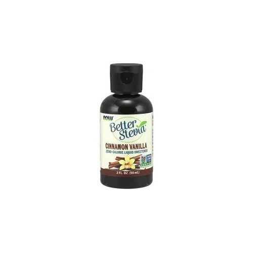 Now Foods BetterStevia Liquid - Flüssiges Süßungsmittel, Liquid (59 ml, Zimt-Vanille)